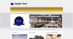 Desktop Screenshot of pacifictruss.com